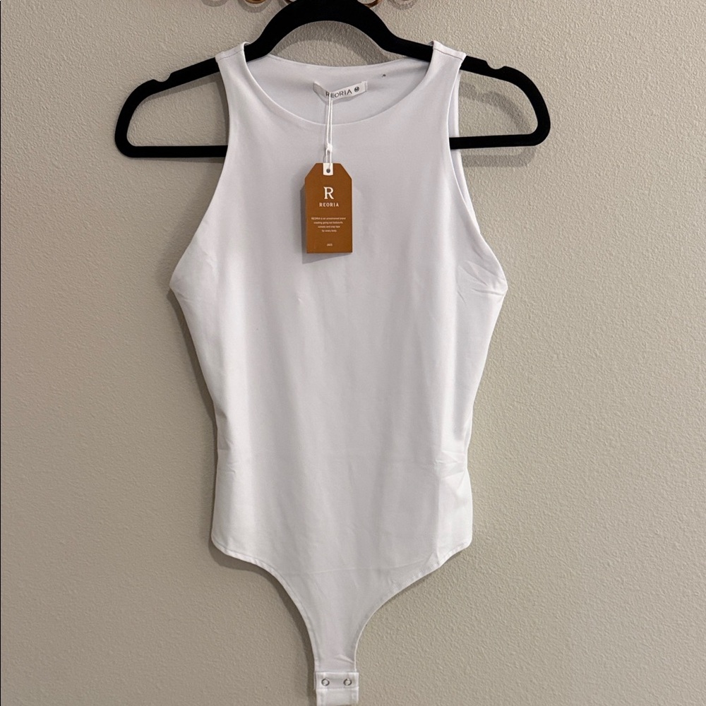 *$4.99 SHIPPING* White One Piece Bodysuit w/ Tags